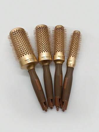 1pc Ceramic Aluminum Tube Hair Brush With Rat Tail Comb, Nylon Bristles Suitable For All Hair Types, Cylindrical Curling Hairstyle, Air Aluminum Ceramic Comb, Hair Styling Brush,Back To School,Travel Holiday Essentials,Hair Accessories For Women,Brush,Hair Brushes,Edge Brush,Brush Hair,Hair Comb,Comb Hair,Detangling Brush,Ball Brush,Mini Hair Brush,Hair Brush Set,Wooden Comb,Hair Brush, Brush, Comb, Slick Back Brush, Hairbrush, Edge Brush, Brush Hair, Hair Comb, Hair Brush Set, Comb Hair, Mini Hair Brush, Detangling Brush, Hair Brushes,Hair, Accessories, Hair Products, Hair Tools, Hair Stuff, Hair Care, Curly Hair Brush, Barber, Barber Accessories, Hairdressing Equipment,Travel Essentials,Travel Essential,Hairstyle,Hairdressing