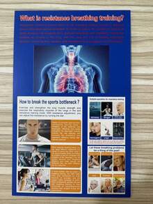 Ultimate Breathing Trainer - Customizable Resistance, Enhances Breathing Strength, Professional Home Workout Gym Accessory.