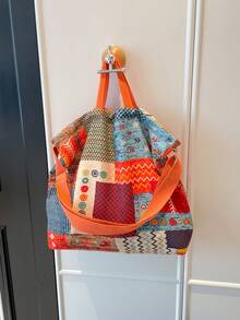 休闲多功能户外大容量女士单肩包 - 彩色 - 查看 5