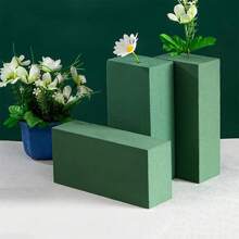 8pcs/6pcs/4pcs/3pcs/2pcs/1pc Floral Foam Bricks For Flower Arrangement, Each 5cm L X 3.1cm W X 1cm H, Wet & Dry Flower Foam Blocks, Suitable For Weddings, Birthdays, Parties, Holiday Decorations