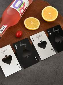 个性化开瓶器、扑克礼品、扑克开瓶器、派对小礼品、赌场扑克牌、伴郎求婚礼物、黑桃A、伴郎礼物、伴郎礼物、单身派对配饰、男友礼物、婚礼保存日期