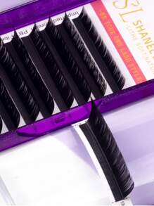 L M(LU) LJ LB LC LD Fuchs Katze Augenlinien-Effekt Kaschmir 12 Reihen Soft Dark Volume Classic Wimpernverlängerungen 8-15mm 0,07 Einzelwimpern Super Soft Matt Schwarze Seide Wimpernverlängerungszubehör für Schönheitssalons Neue Ankunft Wimpernbüschel, Wimpernbüschel, Einzelwimpern, Wimpern, Falsche Wimpern