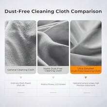 Ultra-Fine Fiber Screen Cleaning Cloth Compatible With MacBook 13/15/16 Inch Air/Pro Laptops, Dust Protection & Keyboard Palm Rest Mat
