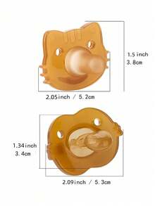 1 套 = 1 个日用 + 1 个夜用（有或无盒子/盒子 + 链）婴儿奶嘴，适合 3 个月左右的婴儿，日用奶嘴和夜用助眠剂，全硅胶奶嘴（形状/盒子随机发送）