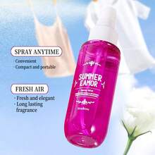 1件装 90毫升巴西夏日香氛喷雾，车载空气清新剂，为您带来一场嗅觉盛宴。持久留香，大容量高性价比，三种小众香型任您选择，高品质香薰，适用于任何场景的除臭增香，方便携带，国际畅销产品，女士香水，送礼佳品