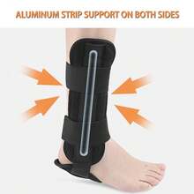 1pc Adjustable Ankle Brace, Foot Support, Ankle Stabilizer, Unisex, Suitable For Most People - Black - View 8