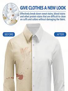 JAYSUING Wielofunkcyjny płyn do prania usuwający plamy, pleśń i nieprzyjemne zapachy – wygodne, przenośne mydło w kostce do prania ubrań, pieluch, rąk i nie tylko – skuteczna formuła odtłuszczająca, wybielająca i głęboko czyszcząca – delikatny, niepodrażniający i łatwy do spłukania - Wielokolorowe - Zobacz 4