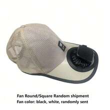 Gorra de béisbol con ventilador solar, gorra de béisbol con malla y ventilador solar, sombrero de sol ventilado con ventilador recargable por solar o USB para hombres y mujeres, adecuado para deportes al aire libre, campamento, pesca y senderismo - Multicolor - Ver 9