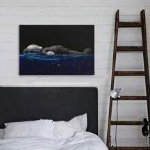 1PC FramedFramed 1PC Room Decor Kawss Poster Kawaii Kaw Poster TrendCanvas Art Printing Living Room Corridor Room Decoration Kawss Figure Canvas Wall Art Men HypebeastRoom Decor- (Wrapped Canvas)