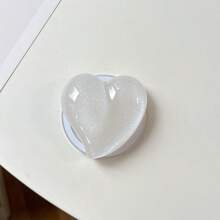 爱形闪光手机可扩展支架，多功能可旋转桌面支架，粘合和磁性选项兼容所有智能手机，兼容 、Android 手机，生日、家人、朋友的礼物，推拉式手机握把手机支架手机配件