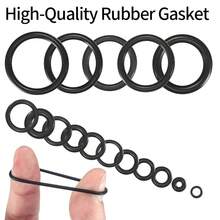 1200 Pieces Rubber O-Ring Sealing Ring Various Case - 黑色 - 查看 6