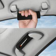 2pcs Car Roof Grab Handle Covers - Durable Polyester Material, Fits All Models, Interior Accessories, Enhance Grip And Style, Roof Handle | Sports Design | Polyester Protector Insulation, Galentines, Puppy, Carnival, Party Decorations, Women's Day, Travel Essentials, Wedding Favors, Y2k, Bedroom, Car Accessories Women, Kitchen Decor, Cute Stuff - Multicolor - View 4