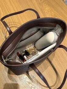 Große Kapazität Tragetasche Damen Handtaschen Lässig Pendler Umhängetasche mit einer Schulter Luxusmarke Nischen vielseitige hochwertige Umlegetasche 2025 Neue Lässliche Tasche