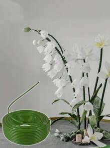 1 Stück künstliche Topiary Blumen dekorative Modellrohre, PVC Aluminium Kunststoff flexible Schläuche für DIY Partydekorationen, Geburtstag, Weihnachten, Hochzeit, ohne Stromversorgung, verschiedene Pflanzen, Neujahr Anlass, Kunststoffmaterial