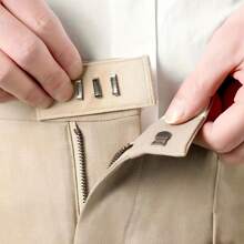 1 件/2 件无缝腰部延长器 - 可调节牛仔裤纽扣，男女适用 - 可拆卸腰带扩展器