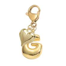 Bubble Letters Cute Necklace Pendant Bag Pendant-Lucky Crystal Pendant Paired With A Golden Heart Pendant, Alphabet Letters A-Z, Shiny Alloy Bag And Backpack Pendant-Perfect Gift For Birthdays And Special Occasions, Key Chain Ring Bag Backpack Pendant Car Pendant Gift For Ladies And Girls, Wallet And Handbag Accessories.Accessories Small Gifts For Women On Birthdays, Valentine's Day, Mother's Day - Multicolor - View 25