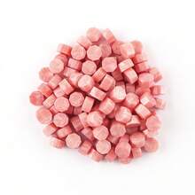 Two Types Of Rose Flower Seals And Two Colors Of Wax Beads.