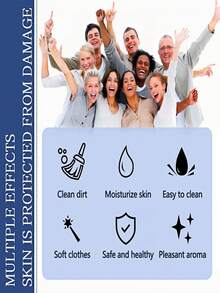 JAYSUING Wielofunkcyjny płyn do prania usuwający plamy, pleśń i nieprzyjemne zapachy – wygodne, przenośne mydło w kostce do prania ubrań, pieluch, rąk i nie tylko – skuteczna formuła odtłuszczająca, wybielająca i głęboko czyszcząca – delikatny, niepodrażniający i łatwy do spłukania - Wielokolorowe - Zobacz 8