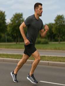 Cheap Men's Women's Casual Sports Shoes Comfortable Soft Gym Shoes Everyday Outdoor Gym And Fitness Shoes - 石墨 - 查看 3