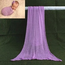 1 件新生儿摄影道具婴儿弹力包巾新生儿包巾长款波纹包巾用于摄影 DIY 新生儿照片毯婴儿洗澡复活节礼物适合女孩/男孩 - 彩色 - 查看 20