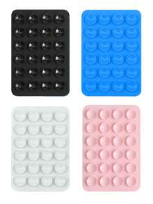 3/4 件硅胶手机粘性手柄,防滑硅胶粘性手机支架粘性手机壳支架免提手机配件支架用于自拍和视频,1/2/5/10/50/100 件,多功能手机配件,适合所有型号 - 彩色 - 查看 45