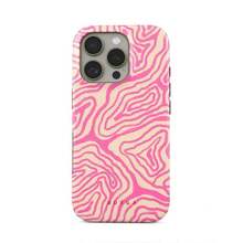 Pink Shores Phone Case - Aesthetic & Durable, Anti-Drop, Waterproof, Glossy Finish, Tough Case For IPhone - 白色 - 查看 1