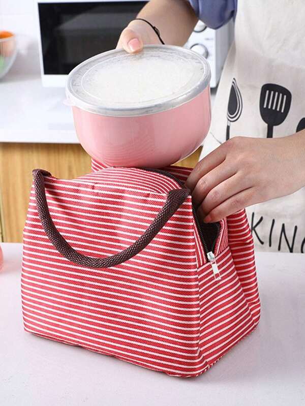 Bolsa de almuerzo portátil, bolsa de almuerzo aislada impermeable, bolsa de almuerzo, bolsa de cena aislada, bolsa de frutas gruesa para estudiantes, útiles escolares