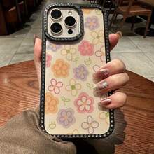 Funda para teléfono 1PC Teléfono Bling de Doble Cara, Parte Trasera Dura Suave a Prueba de Golpes, Multicapa, TPU + PC, Compatible con 16/15/14/13/12/11 Pro/Plus - transparente - Ver 4