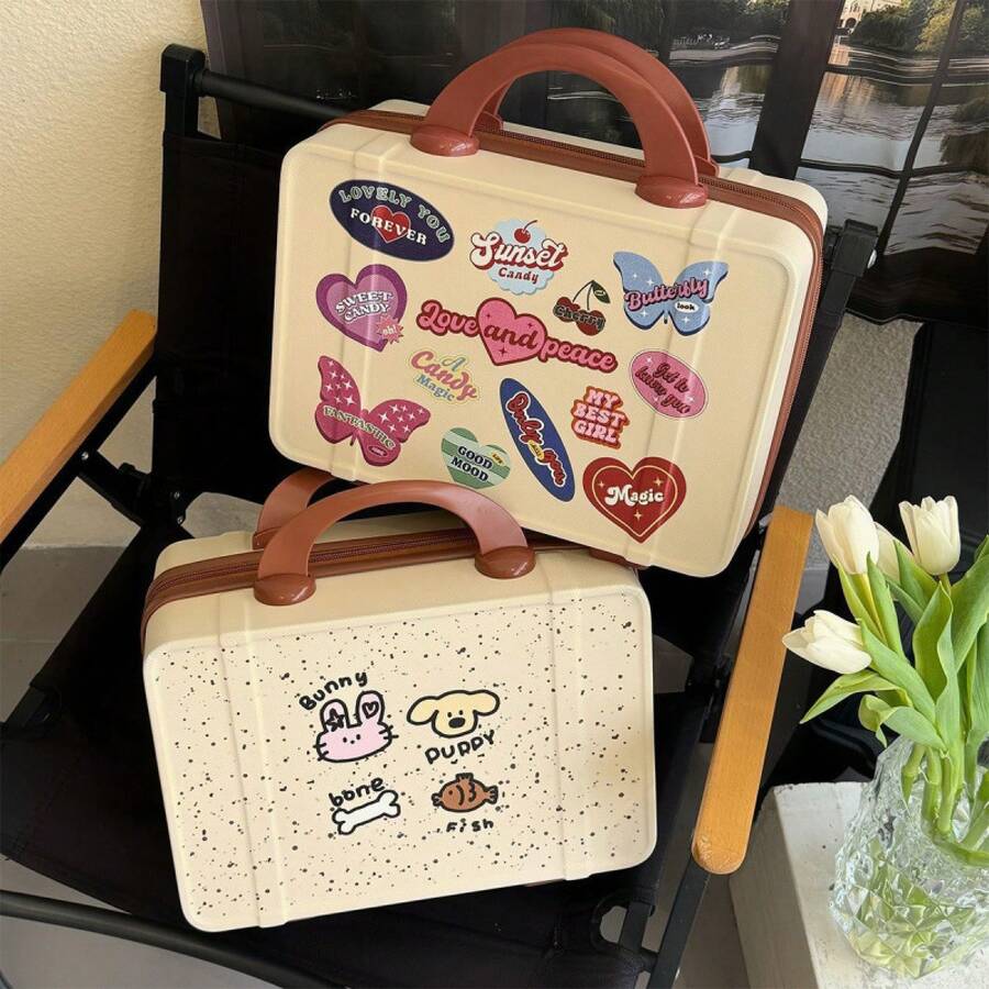 Luggage Sets - 可固定14吋[許願狗狗]多層收納 - 查看 1