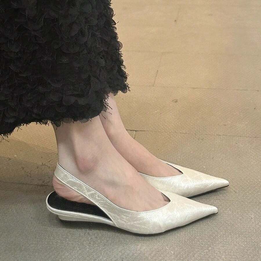 Bow-Decorated Sandals, Elastic Strap On The Heel, Summer Lady Style Basic Chinoiserie Home