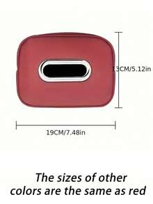 带绑带的汽车纸巾盒、汽车座椅后抽屉、汽车扶手盒、午餐盒 - 彩色 - 查看 3