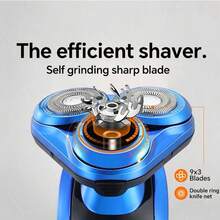 Three-Blade Multi-Function Shaving Knife Body Wash TYPE-C Charging