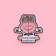 Mental Matters Brain Brooch Pins Psychology Brooch Metal Badges Backpack Clothing Accessories Gifts For Friends - NR6343 - View 4