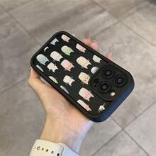 Funda para teléfono con diseño único de escalera para ojos, moderna y completa, antideslizante y anticaídas, de TPU suave, compatible con phone 11, 12, 13, 14, 15, 16 Pro y Pro Plus. Diseño moderno y novedoso. - Colores mixtos 1 - Ver 4