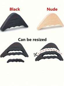 2/4件/套 柔软海绵鞋头垫，可调节，适用于高跟鞋和护士鞋，柔软鞋码调节器，海绵鞋头填充物，鞋子防滑配件隔热，闺蜜节、小狗、嘉年华、派对装饰 - 彩色 - 查看 5