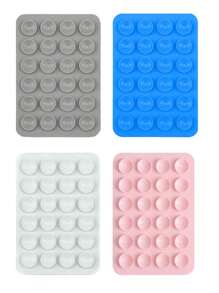 3/4 件硅胶手机粘性手柄,防滑硅胶粘性手机支架粘性手机壳支架免提手机配件支架用于自拍和视频,1/2/5/10/50/100 件,多功能手机配件,适合所有型号 - 彩色 - 查看 48