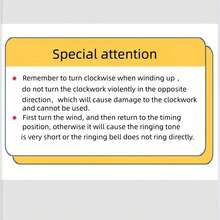 Mechanical Kitchen Timer Cute Strawberry Countdown Timer 60 Minute Cooking Timer Reminder For Home - Pink - View 7