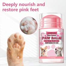 2 pièces de crème de protection pour les coussinets des pattes de chien et de chat, protecteur de coussinets léchable, convient aux chiens et aux chats, hydratant pour les coussinets des pattes, le nez et les coudes, protection hivernale, répare les gerçures, crème léchable pour animaux de compagnie.