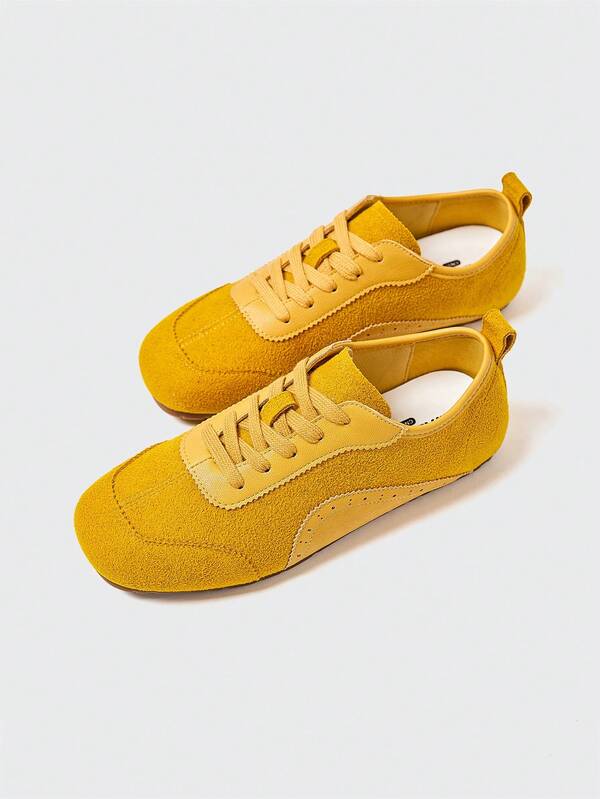 MASKERT Women's Multifunctional Fashionable Casual Sports Shoes With Flat Leather Surface And Casual Board Shoes For Daily Matching With Casual Shoes