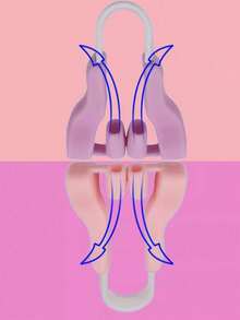 可调节鼻夹 - 透明鼻夹 - 可重复使用，无香料，无需电池，适用于多种场景，提升美观度和舒适度 - 彩色 - 查看 2