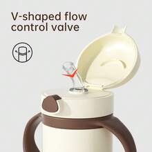 1pc Insulated Baby Bottle, For Infants 1-3 Years Old, Children's Drinking Cup With Straw - Multicolor - View 4