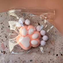 1 件 Taba 柔软猫爪挤压玩具，可爱猫爪柔软玩具套装，缓解压力，软果冻猫咪挤压减压玩具，适合儿童和成人的感官减压玩具