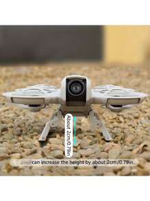 [Portable Drone Gear] NEO Foldable Drone Landing Gear | 0.79" Height Increase Tripod Stand, Handheld Sled Design, Enhanced Protection Accessory, Portable Lightweight Drone Gear