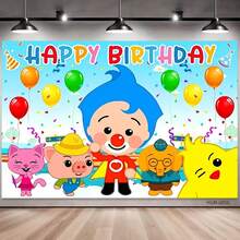 Animation P-Plim Photo Background (Multiple Styles) For Photophones For Photos Art Paper Photography Background Backdrops Christmas - Kiểu 3 - Xem 2