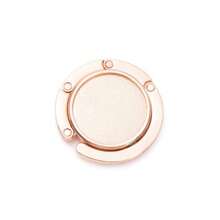 1 pieza Gancho plegable para escritorio, gancho portátil de material metálico, colgador para escritorio de oficina, gancho para mochila de estudiante