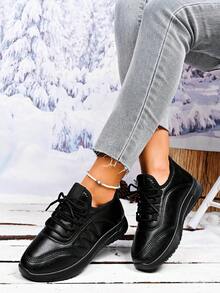 Damen Lässig Outdoor Schneestiefel, warme Sportschuhe
