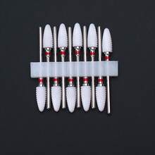 10个装陶瓷指甲磨头专业指甲护理工具 - 彩色 - 查看 22