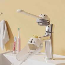 Silicone Faucet Extender - Cute Cartoon Tiger Design, Splash Proof, Convenient For Handwashing And Faucet Control