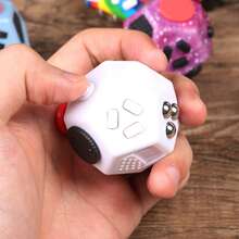 1 件 减压玩具 成人 缓解压力 缓解焦虑 注意力集中 塑料游戏 缓解压力 减压玩具 - 彩色 - 查看 3