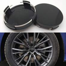 Universal Car Wheel Centre Hub Cover Center Alloy Rims Cap Black - one-size - View 4